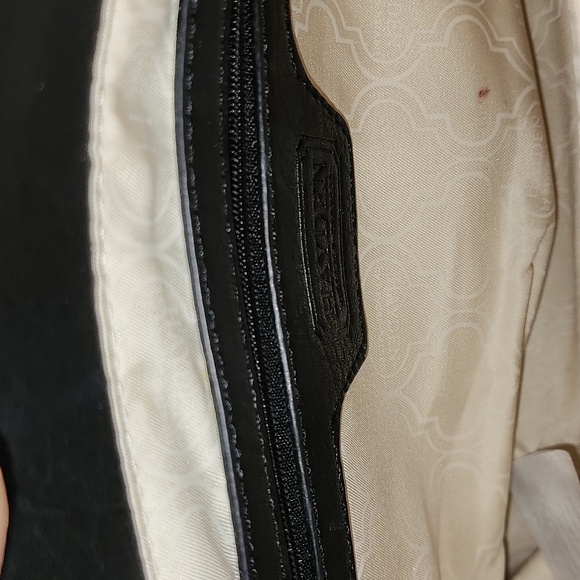 Hayden Harnett Women's Black Studded Leather Satchel Bag - Picture 8 of 12